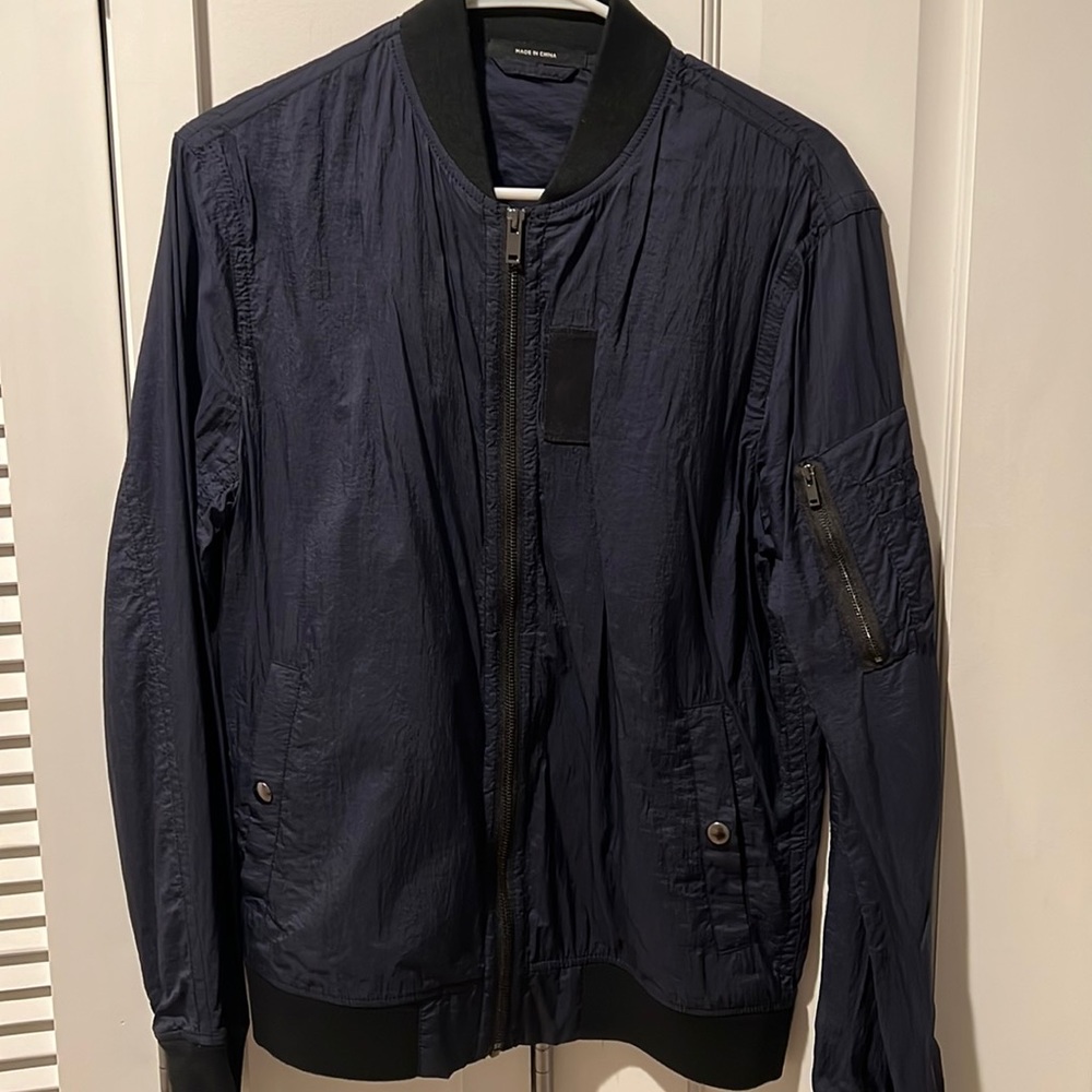 Men’s Club Monaco Nylon Bomber